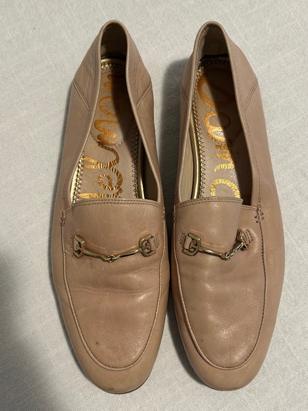 Sam Edelman nude loafers